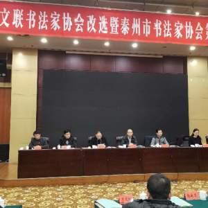泰州市書法家協(xié)會(huì)2018換屆：孫志勇當(dāng)選新一屆書協(xié)主席