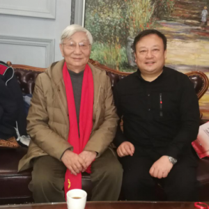 劉松林會長親切會見連云港市電視臺來訪客人