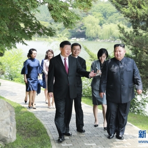 習(xí)近平會(huì)見(jiàn)朝鮮勞動(dòng)黨委員長(zhǎng)、國(guó)務(wù)委員會(huì)委員長(zhǎng)金正恩