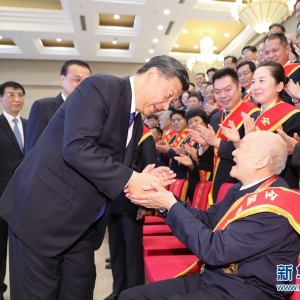 習(xí)近平會(huì)見全國退役軍人工作會(huì)議代表 李克強(qiáng)王滬寧參加會(huì)見