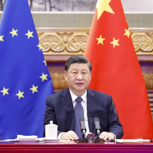 習(xí)近平會見歐洲理事會主席米歇爾和歐盟委員會主席馮德萊恩